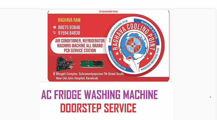 Raghava Cooling Point Fridge Service center in Karaikudi